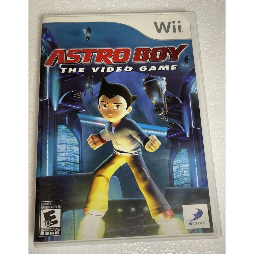 ASTRO BOY Nintendo Wii Video Game W/ Case and Manual 2009